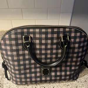 Dooney & Bourke zip satchel handbag